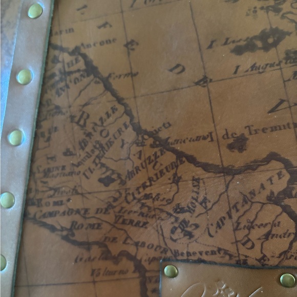 Classic Patricia Nash signature map Treviso 2 handled  purse with tags - Picture 2 of 7